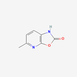 molecular formula C7H6N2O2 B568166 5-Methyloxazolo[5,4-b]pyridin-2-ol CAS No. 120208-27-7