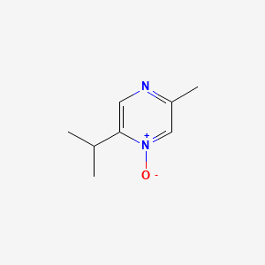 molecular formula C8H12N2O B568167 2-Isopropyl-5-methylpyrazine 1-oxide CAS No. 116513-25-8