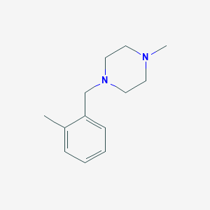 molecular formula C13H20N2 B5681726 1-methyl-4-(2-methylbenzyl)piperazine 