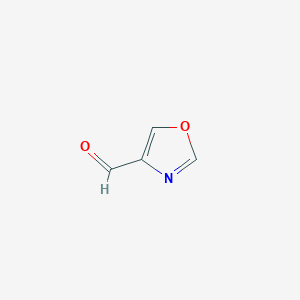 molecular formula C4H3NO2 B056818 Oxazole-4-carbaldehyde CAS No. 118994-84-6