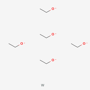 molecular formula C10H25O5W-5 B568185 Tungsten(V) ethoxide CAS No. 26143-11-3