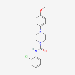 molecular formula C18H20ClN3O2 B5681891 N-(2-chlorophenyl)-4-(4-methoxyphenyl)-1-piperazinecarboxamide 