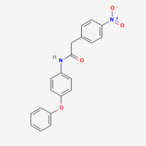 2-(4-nitrophenyl)-N-(4-phenoxyphenyl)acetamide