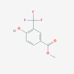 molecular formula C9H7F3O3 B056820 Methyl 4-hydroxy-3-(trifluoromethyl)benzoate CAS No. 115933-50-1
