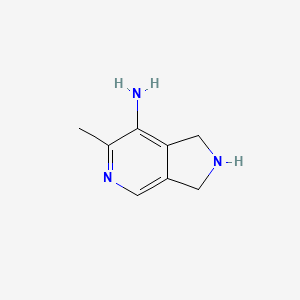 6-methyl-2,3-dihydro-1H-pyrrolo[3,4-c]pyridin-7-amine