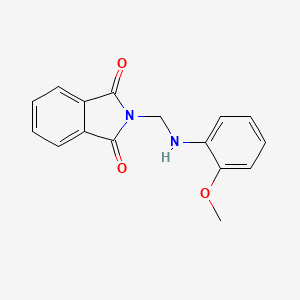 molecular formula C16H14N2O3 B5682240 2-{[(2-methoxyphenyl)amino]methyl}-1H-isoindole-1,3(2H)-dione CAS No. 116594-82-2