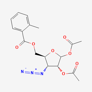 1,2-DI-O-Acetyl-3-azido-3-deoxy-5-O-toluoyl-D-ribofuranose