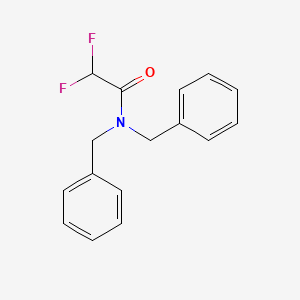 molecular formula C16H15F2NO B5682289 N,N-dibenzyl-2,2-difluoroacetamide 