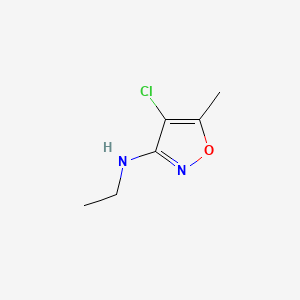 4-chloro-N-ethyl-5-methylisoxazol-3-amine