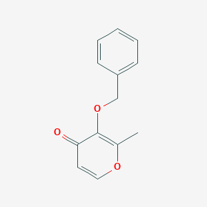 B056823 3-(benzyloxy)-2-methyl-4H-pyran-4-one CAS No. 61049-69-2