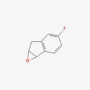 molecular formula C9H7FO B568230 4-Fluoro-6,6a-dihydro-1aH-indeno[1,2-b]oxirene CAS No. 121082-20-0