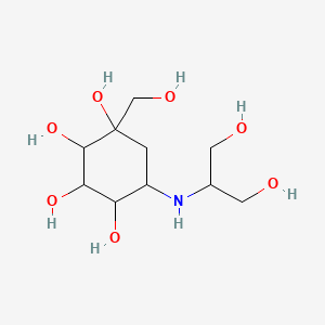 molecular formula C10H21NO7 B568244 Voglibosa CAS No. 112653-29-9