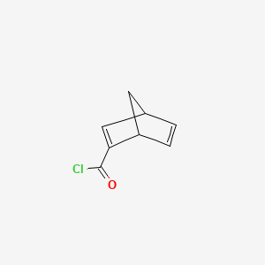 molecular formula C8H7ClO B568247 Bicyclo[2.2.1]hepta-2,5-diene-2-carbonyl chloride CAS No. 112997-99-6