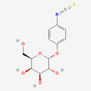 molecular formula C13H15NO6S B568256 α-D-半乳吡喃糖基苯异硫氰酸酯 CAS No. 120967-92-2