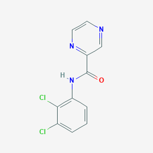 molecular formula C11H7Cl2N3O B5682629 N-(2,3-dichlorophenyl)-2-pyrazinecarboxamide 