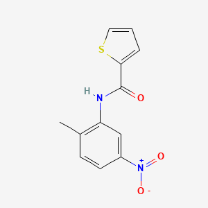 molecular formula C12H10N2O3S B5682826 N-(2-methyl-5-nitrophenyl)-2-thiophenecarboxamide 