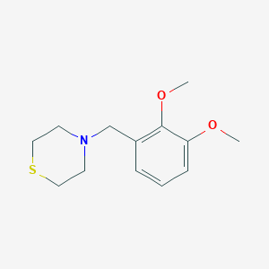 molecular formula C13H19NO2S B5682871 4-(2,3-dimethoxybenzyl)thiomorpholine 