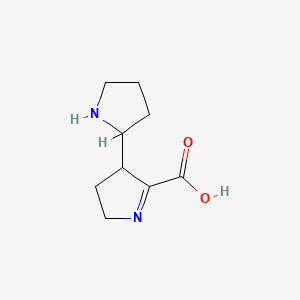 4-(Pyrrolidin-2-yl)-3,4-dihydro-2H-pyrrole-5-carboxylic acid