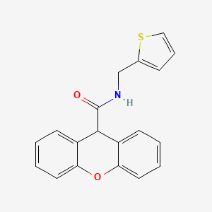 molecular formula C19H15NO2S B5682903 N-(2-thienylmethyl)-9H-xanthene-9-carboxamide 