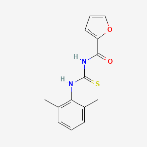 molecular formula C14H14N2O2S B5682944 N-{[(2,6-dimethylphenyl)amino]carbonothioyl}-2-furamide 