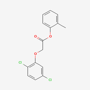 molecular formula C15H12Cl2O3 B5682958 2-methylphenyl (2,5-dichlorophenoxy)acetate 