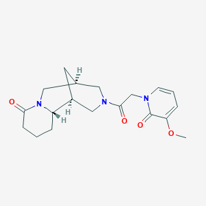 molecular formula C19H25N3O4 B5683035 (1S,2S,9R)-11-[(3-methoxy-2-oxopyridin-1(2H)-yl)acetyl]-7,11-diazatricyclo[7.3.1.0~2,7~]tridecan-6-one 