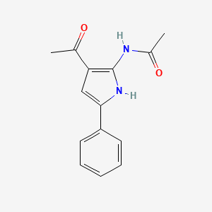 N-(3-acetyl-5-phenyl-1H-pyrrol-2-yl)acetamide