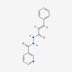 molecular formula C15H13N3O2 B5683080 N'-cinnamoylnicotinohydrazide 