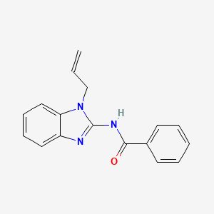 molecular formula C17H15N3O B5683109 N-(1-allyl-1H-benzimidazol-2-yl)benzamide 