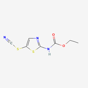 Ethyl (5-thiocyanatothiazol-2-yl)carbamate