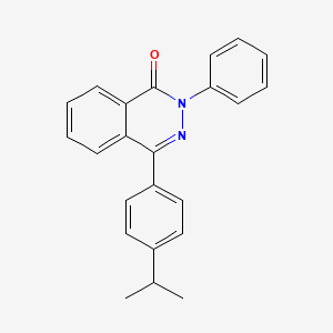 molecular formula C23H20N2O B5683186 4-(4-isopropylphenyl)-2-phenyl-1(2H)-phthalazinone 