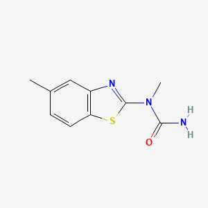 N-Methyl-N-(5-methyl-1,3-benzothiazol-2-yl)urea