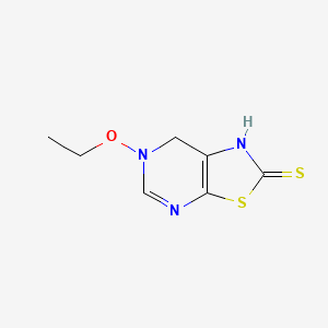 Thiazolo[5,4-d]pyrimidine-2-thiol,5-ethoxy-