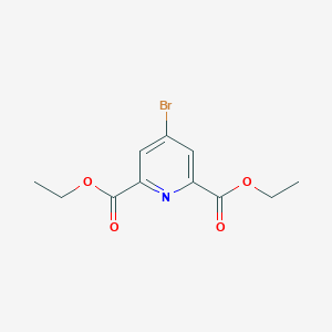 molecular formula C11H12BrNO4 B056834 Diethyl 4-bromopyridine-2,6-dicarboxylate CAS No. 112776-83-7