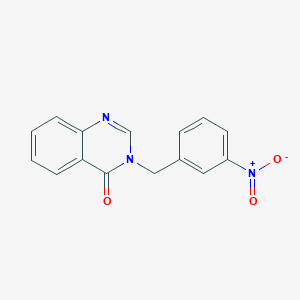 molecular formula C15H11N3O3 B5683415 3-(3-nitrobenzyl)-4(3H)-quinazolinone 