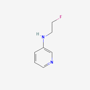 molecular formula C7H9FN2 B568345 N-(2-Fluoroethyl)pyridin-3-amine CAS No. 122973-61-9