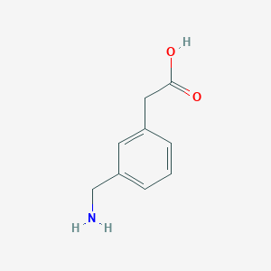 molecular formula C9H11NO2 B056835 3-氨基甲基苯乙酸 CAS No. 113520-43-7