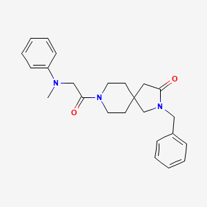 2-benzyl-8-(N-methyl-N-phenylglycyl)-2,8-diazaspiro[4.5]decan-3-one