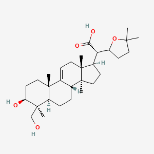 molecular formula C30H48O5 B568357 Squarrofuric acid CAS No. 111536-27-7
