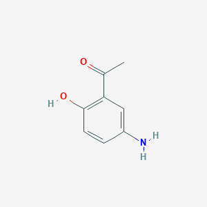molecular formula C8H9NO2 B056836 1-(5-氨基-2-羟基苯基)乙酮 CAS No. 50-80-6