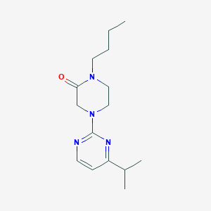molecular formula C15H24N4O B5683618 1-butyl-4-(4-isopropylpyrimidin-2-yl)piperazin-2-one 