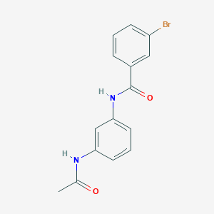 molecular formula C15H13BrN2O2 B5683627 N-[3-(acetylamino)phenyl]-3-bromobenzamide 
