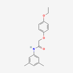 molecular formula C18H21NO3 B5684000 N-(3,5-dimethylphenyl)-2-(4-ethoxyphenoxy)acetamide 