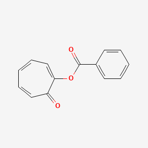 molecular formula C14H10O3 B5684028 7-oxo-1,3,5-cycloheptatrien-1-yl benzoate 