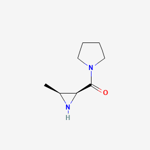 ((2S,3S)-3-Methylaziridin-2-yl)(pyrrolidin-1-yl)methanone