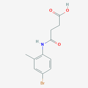molecular formula C11H12BrNO3 B5684314 4-[(4-bromo-2-methylphenyl)amino]-4-oxobutanoic acid CAS No. 196082-34-5