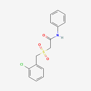 2-[(2-chlorobenzyl)sulfonyl]-N-phenylacetamide