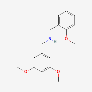 molecular formula C17H21NO3 B5684431 (3,5-dimethoxybenzyl)(2-methoxybenzyl)amine 