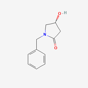 B568444 (R)-(+)-1-Benzyl-4-hydroxy-2-pyrrolidinone CAS No. 122089-39-8