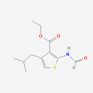 ethyl 2-(formylamino)-4-isobutyl-3-thiophenecarboxylate